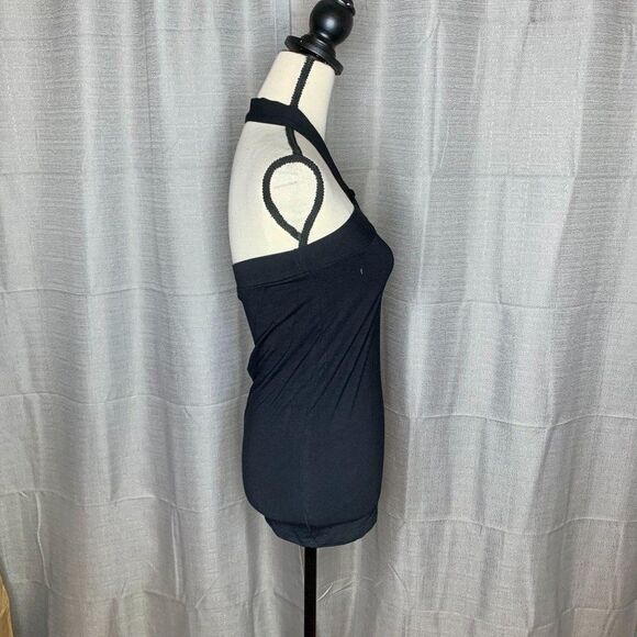 Milkyway USA Black Halter Sleeveless Tank Top L - Picture 2 of 8